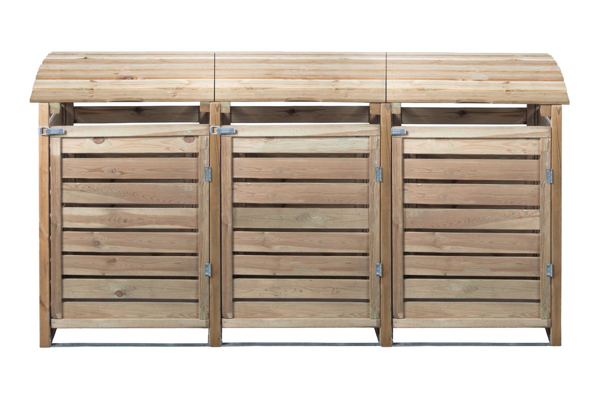 Driedubbele Container Ombouw Geïmpregneerd Grenen Hout