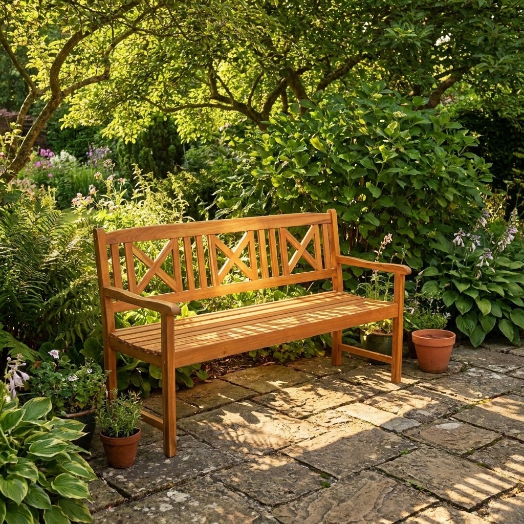 Tuinbank Acacia Tiago 3-zits 150 cm