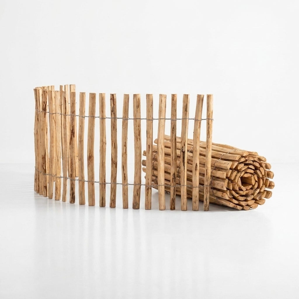 Schapenhek Rol Hazelaarhout 500 x 50 cm - Latafstand 3 - 5 cm