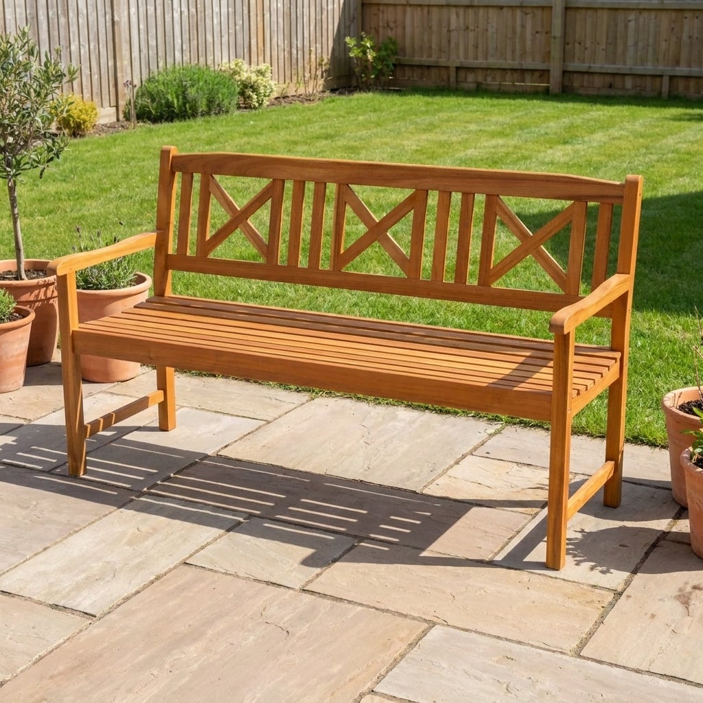Tuinbank Acacia Tiago 3-zits 150 cm