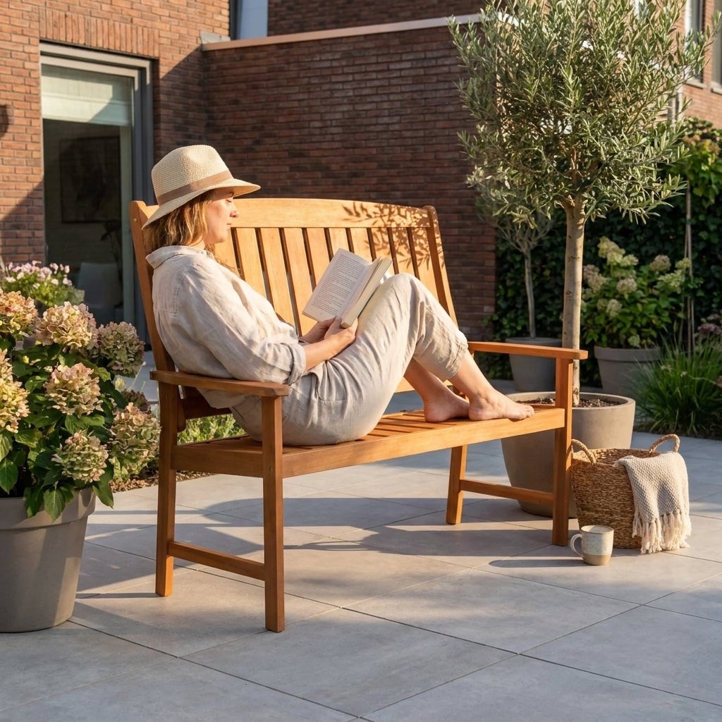 SenS-Line Tuinbank Hardhout California 120 cm