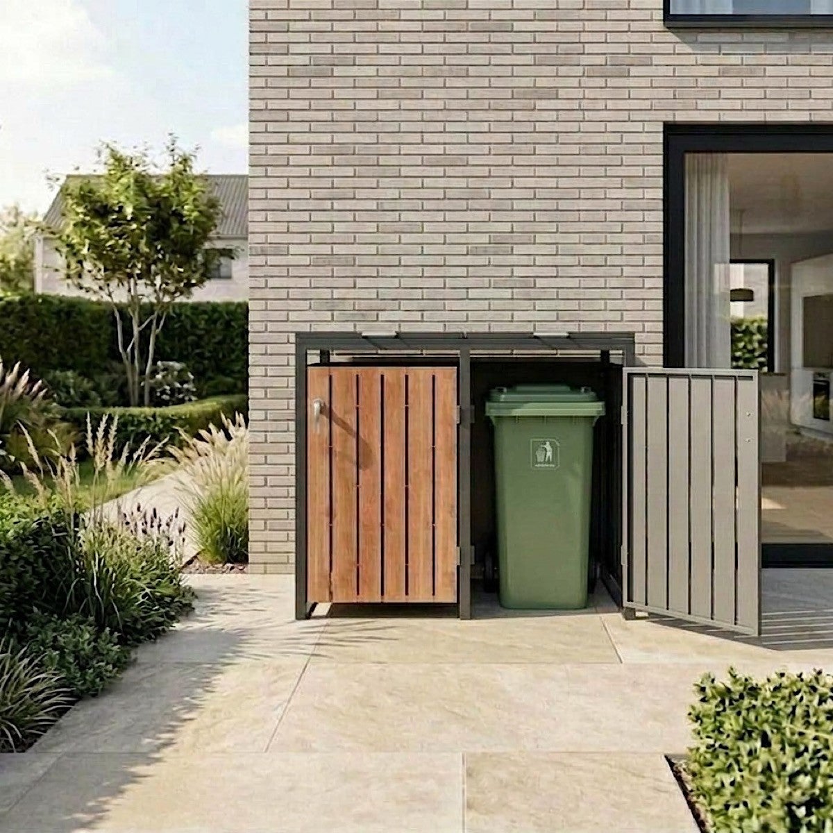 Dubbele Containerberging Tom Eikenlook Staal met Gasveren