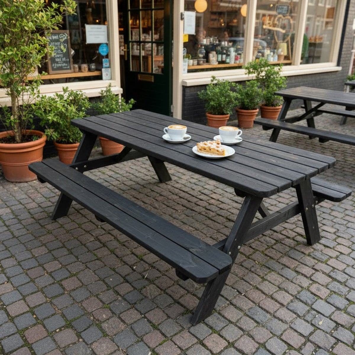 Picknicktafel Deluxe 200 cm Antraciet