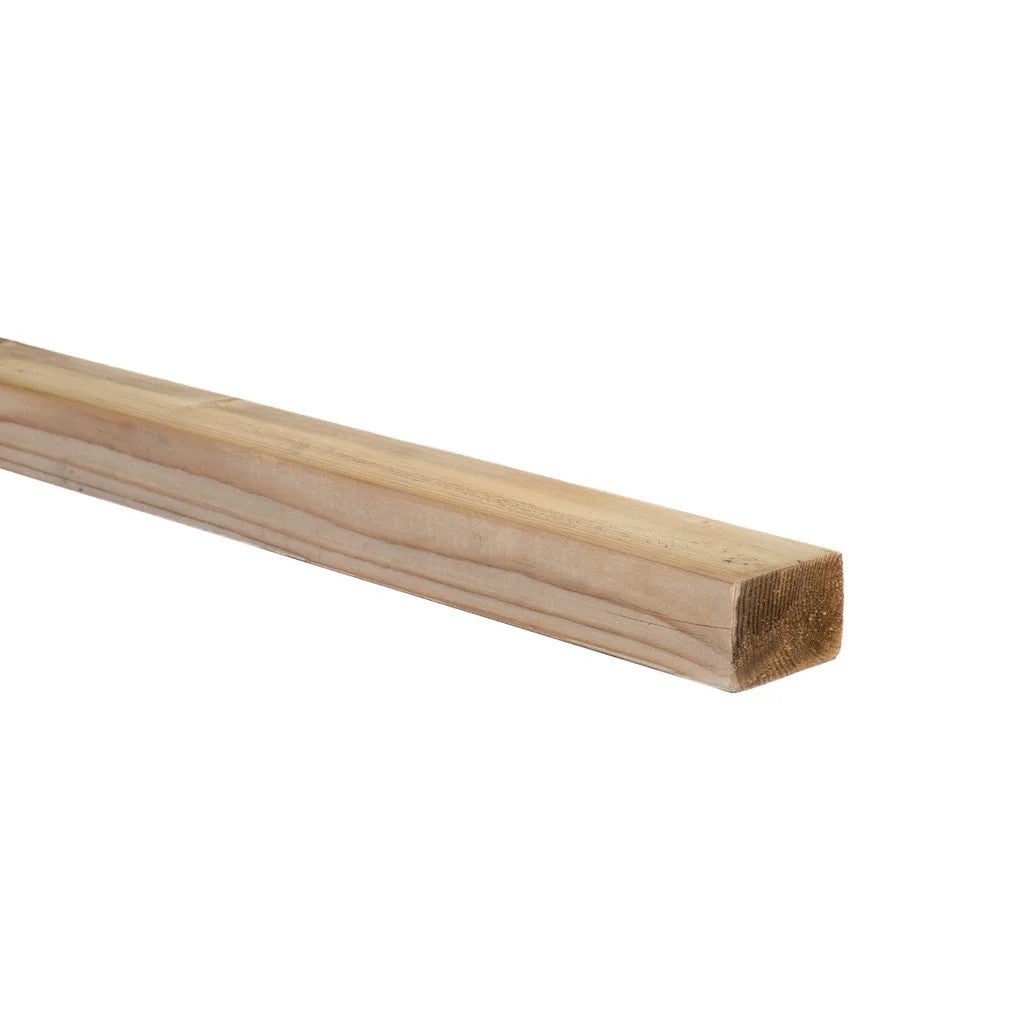 Regel Geschaafd Geïmpregneerd Naaldhout 4.4 x 6.9 x 240 cm