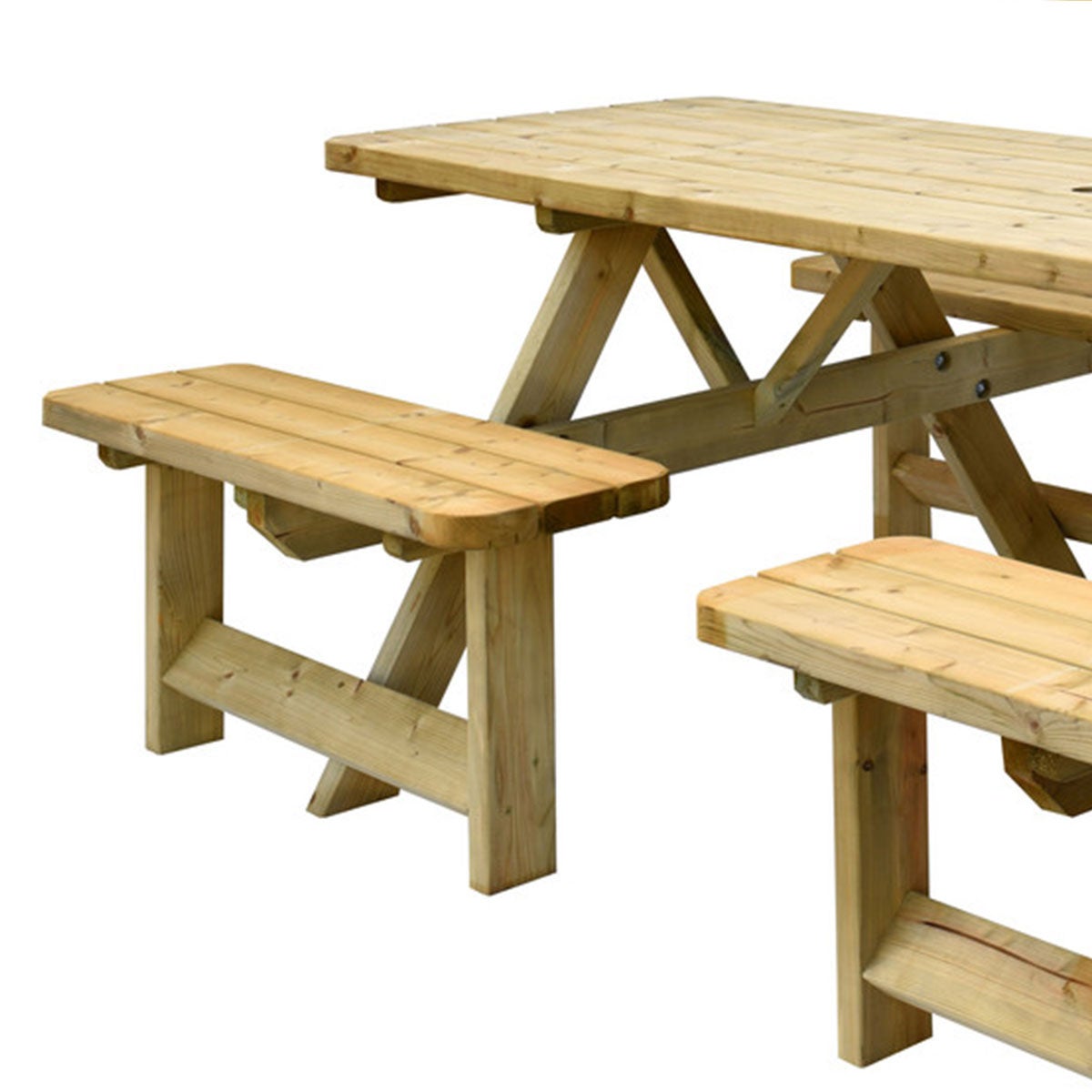 Picknicktafel Belfast XL 240 - Open instap