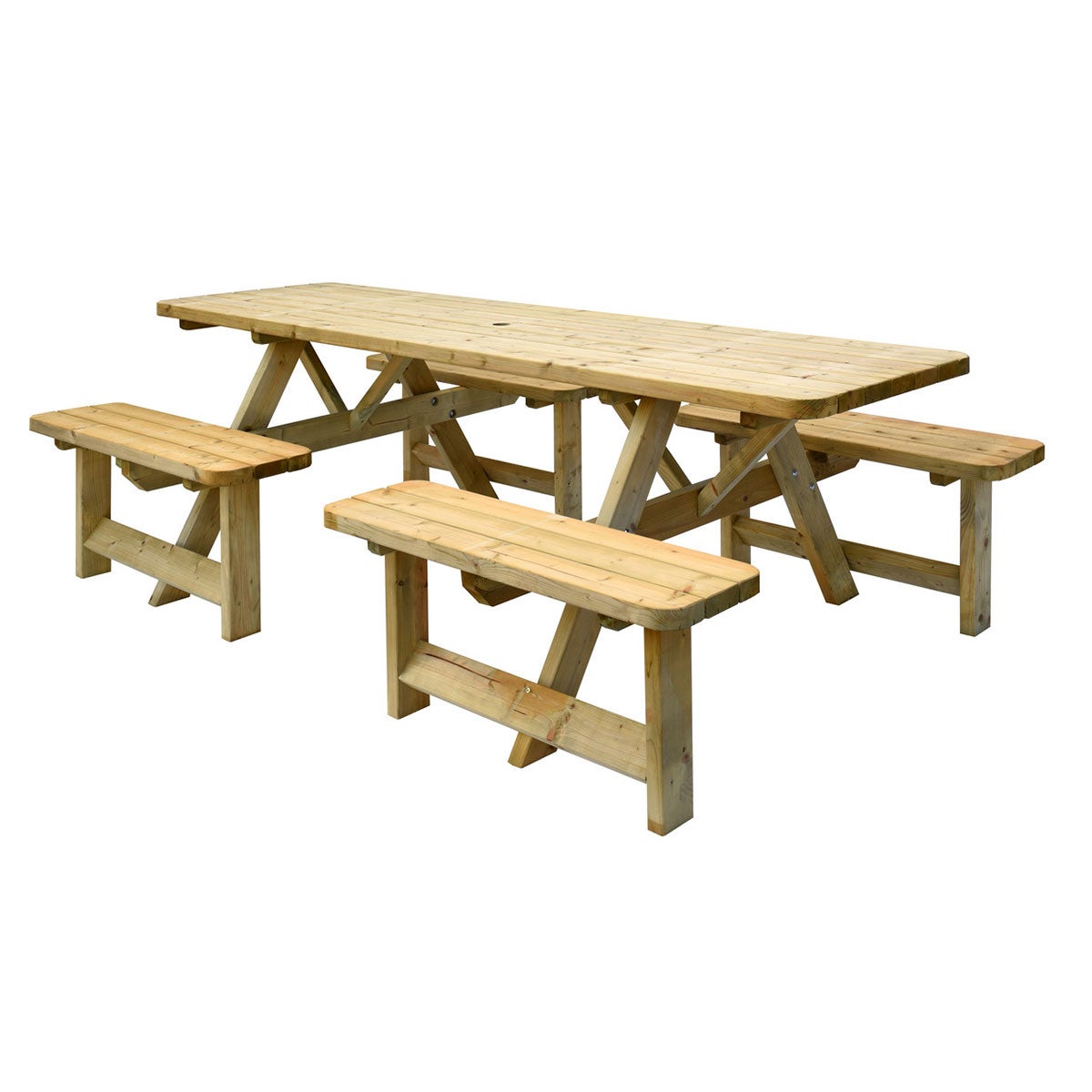 Picknicktafel Belfast XL 240 - Open instap