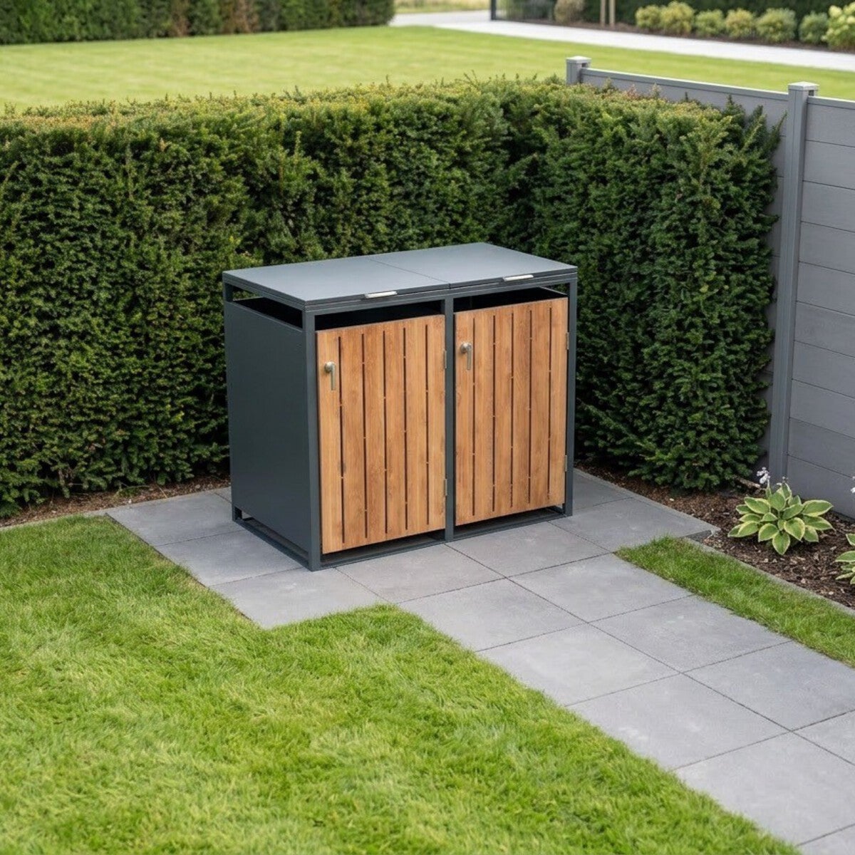 Dubbele Containerberging Tom Eikenlook Staal met Gasveren