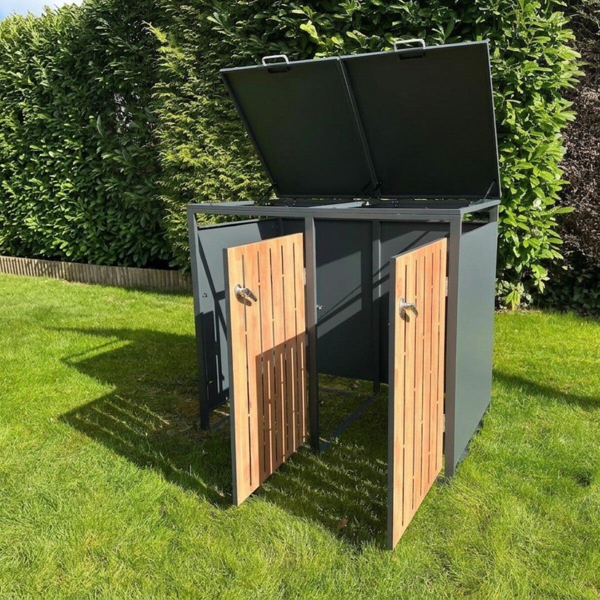 Dubbele Containerberging Tom Eikenlook Staal met Gasveren