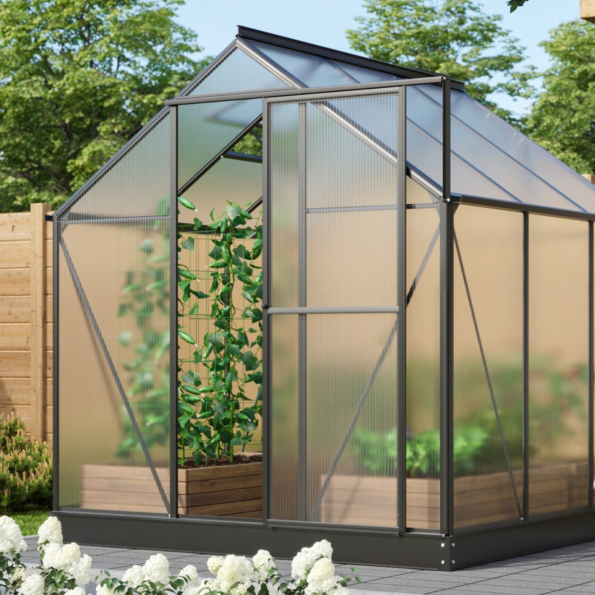 Vitavia Tuinkas Triton 3800 Aluminium Zwart 3,8 m² 