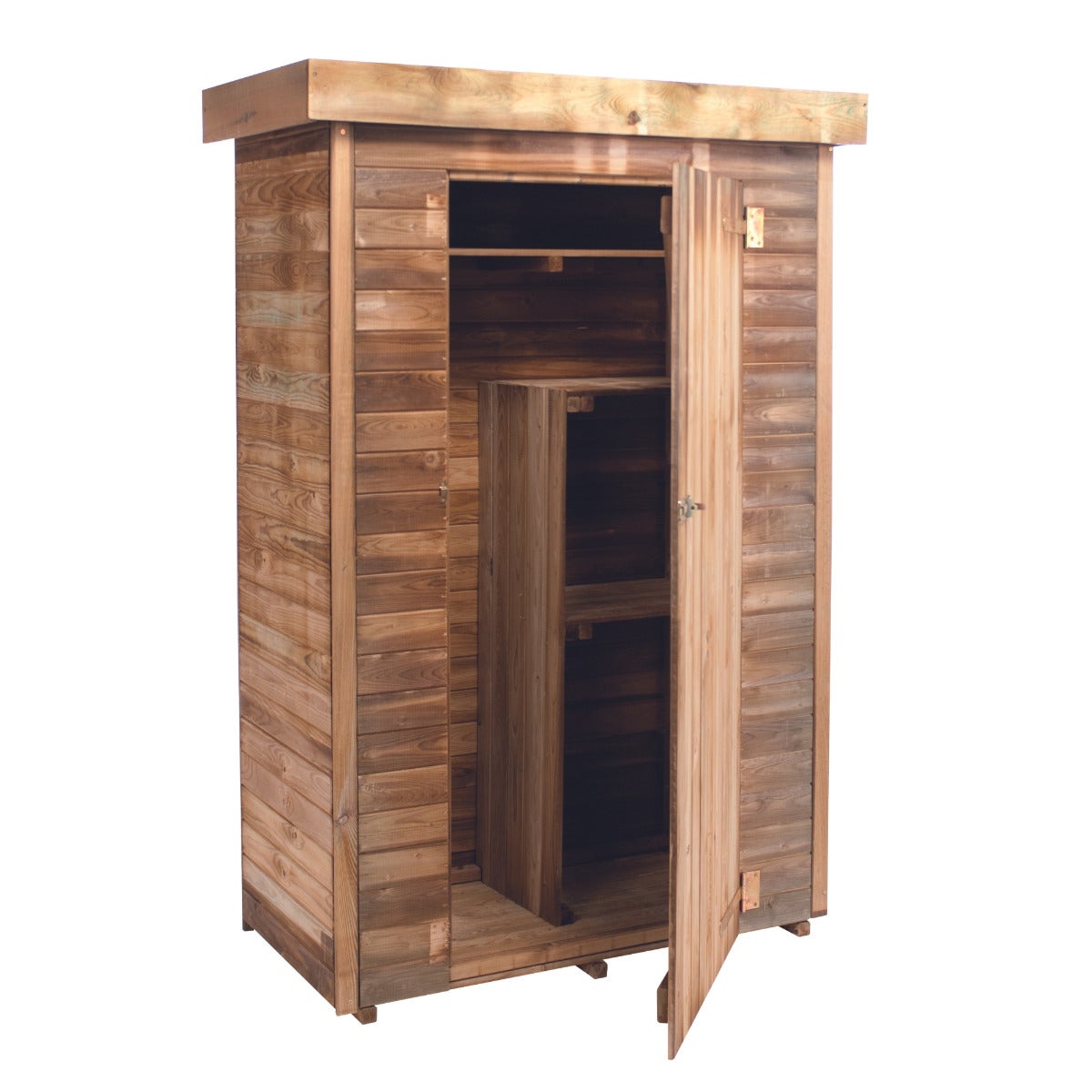 Tuinkast Berging met Deur Grenen 130 x 69 cm