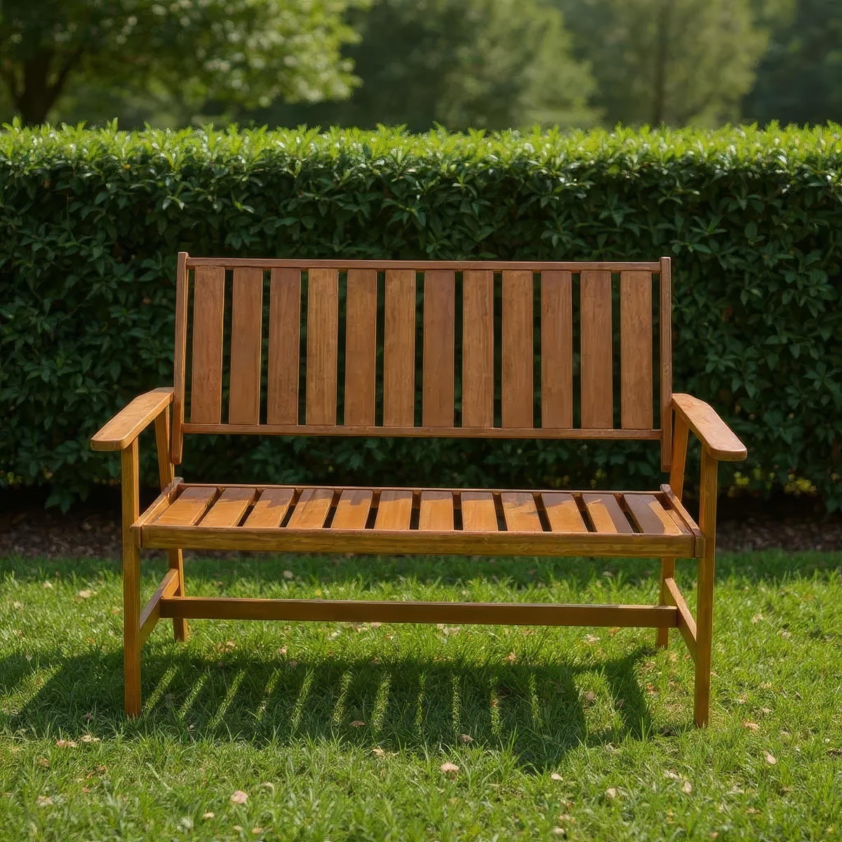 Tuinbank Calgary Hardhout Teaklook 120 cm