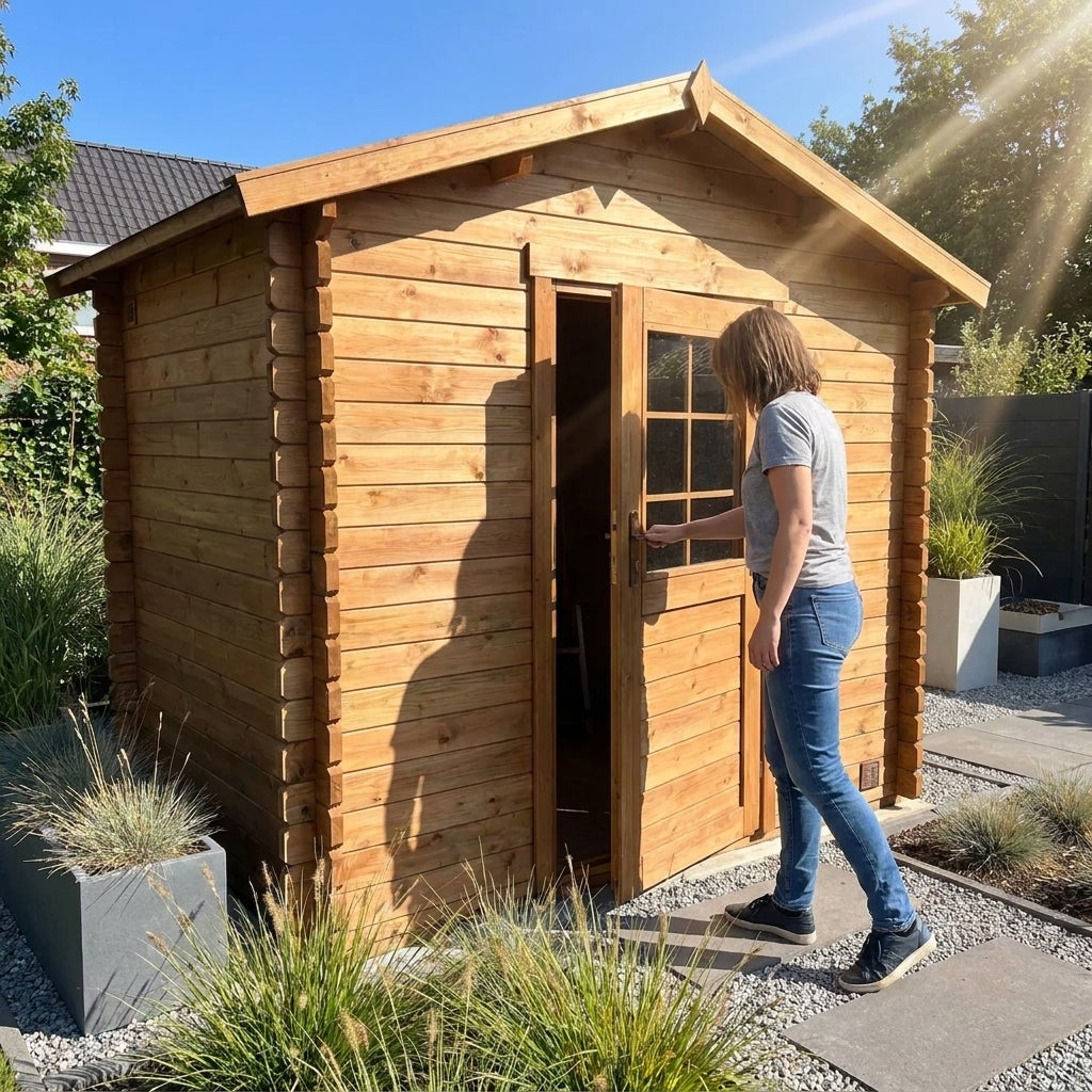 Houten Tuinhuis met Bitumen Dak 269 x 156 cm - 2,8 m²