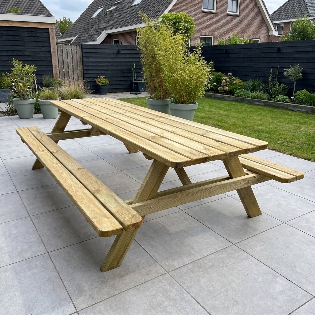 Picknicktafel Deluxe 240 x 70 cm