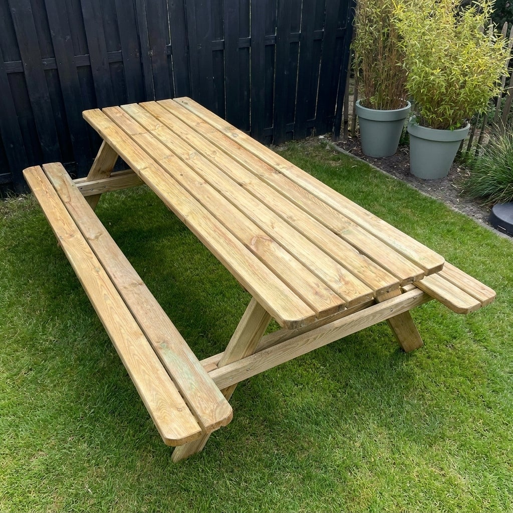 Picknicktafel Deluxe 240 x 70 cm