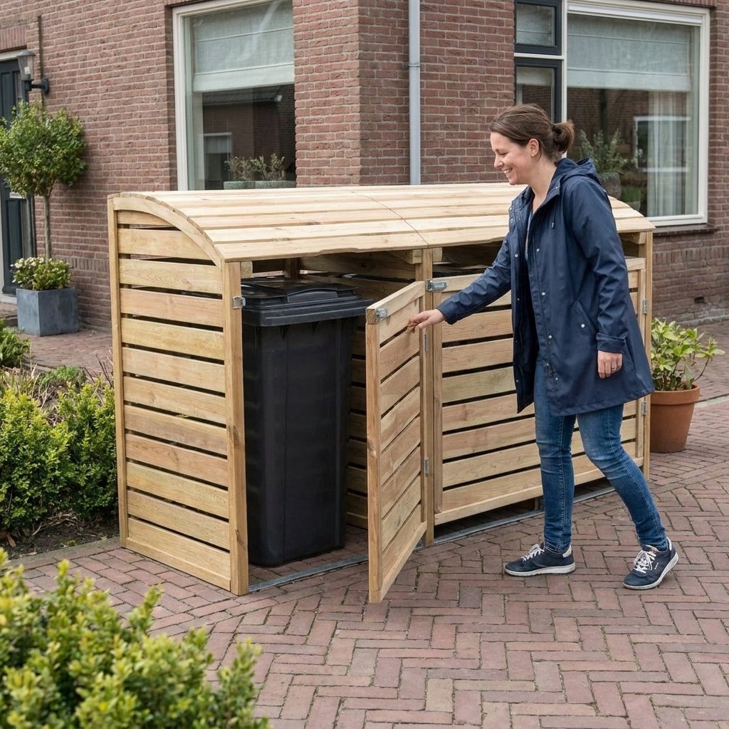 Driedubbele Container Ombouw Geïmpregneerd Grenen Hout