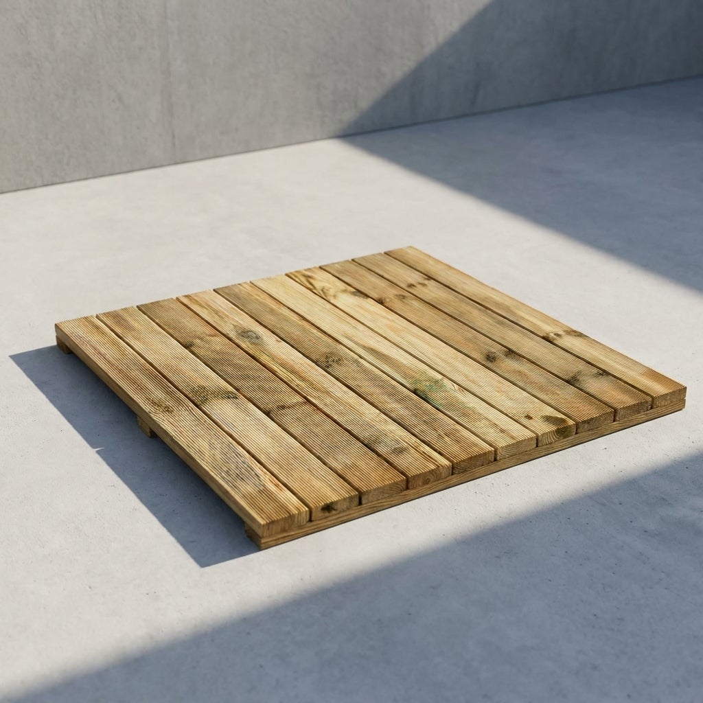 Terrastegel XL Geïmpregneerd Grenenhout 100 x 100 cm