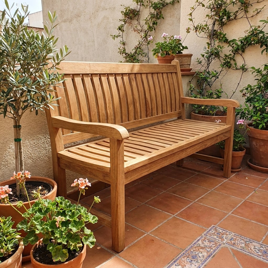 SenS-Line Tuinbank Sipora Teakhout 130cm