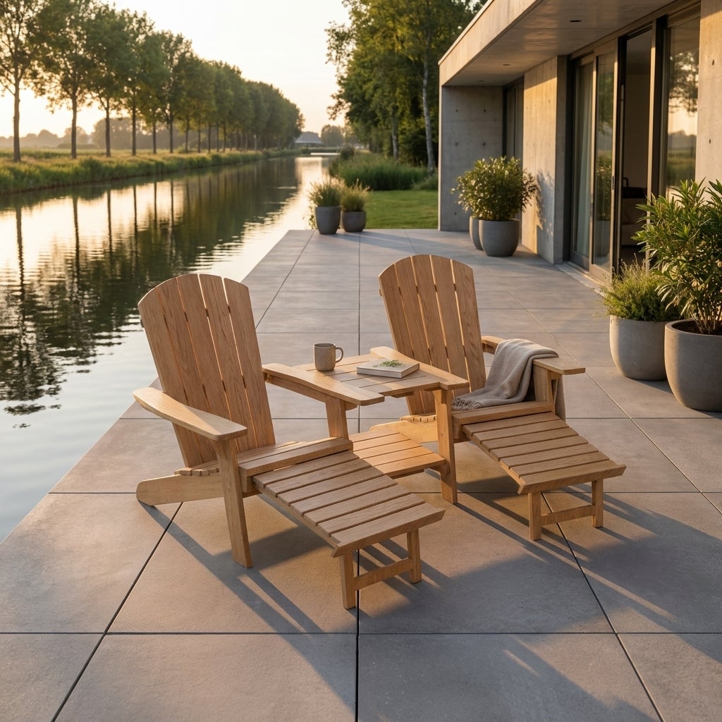Tuinbank Kunststof Montreal Tete a Tete Woodlook