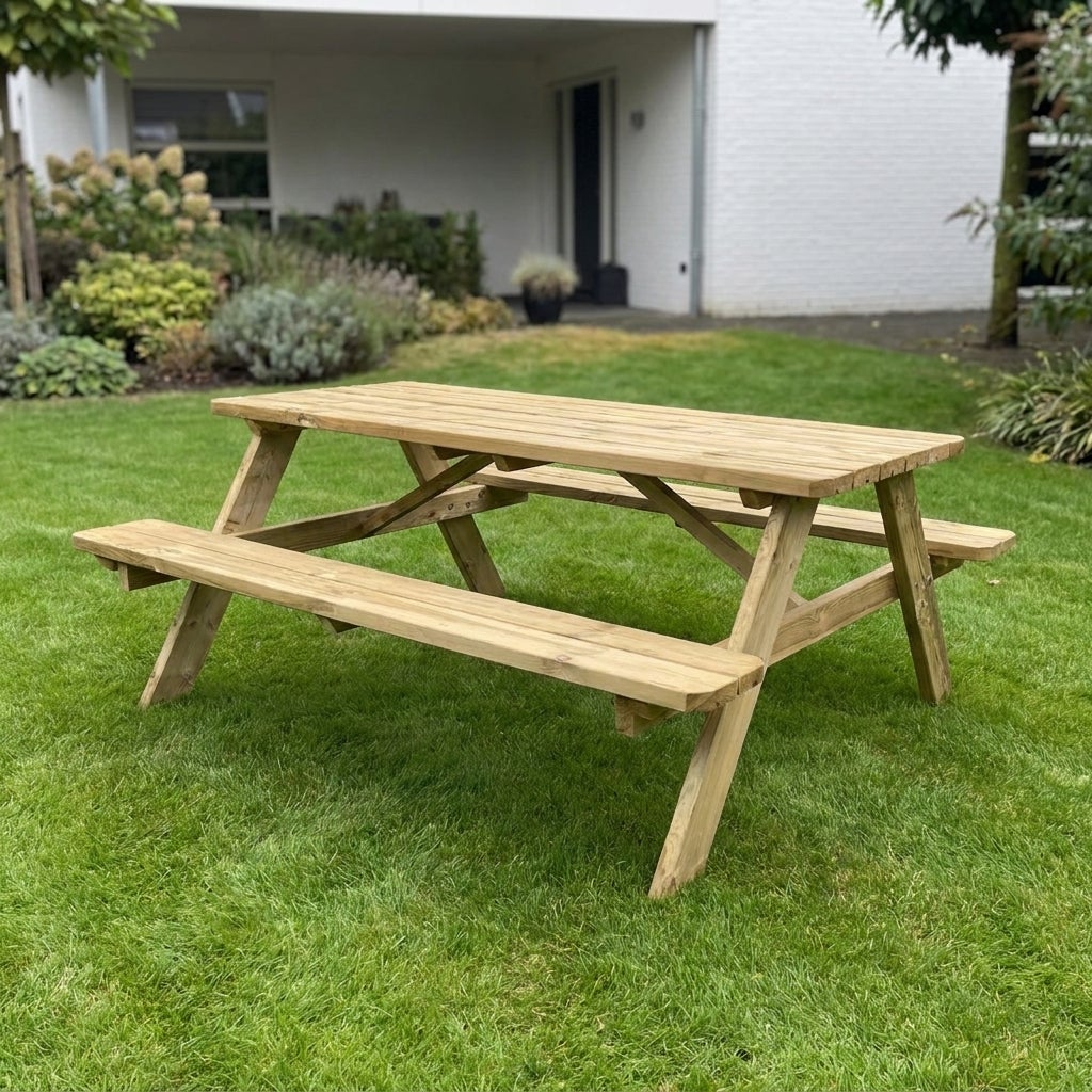 Picknicktafel Deluxe 180 x 70 cm