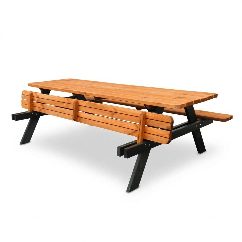 Picknicktafel Deluxe 240 x 70 cm - Bruno Zwart/Teak