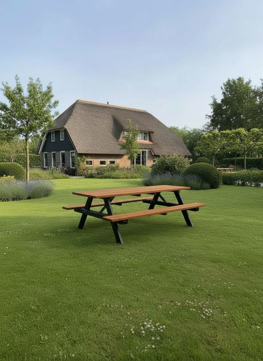 Picknicktafel Deluxe 240 x 70 cm - Bruno Zwart/Teak