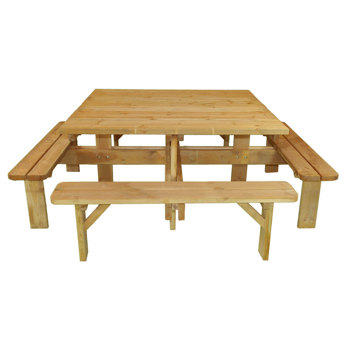 Picknicktafel Vierkant Salzburg 140 x 140 cm