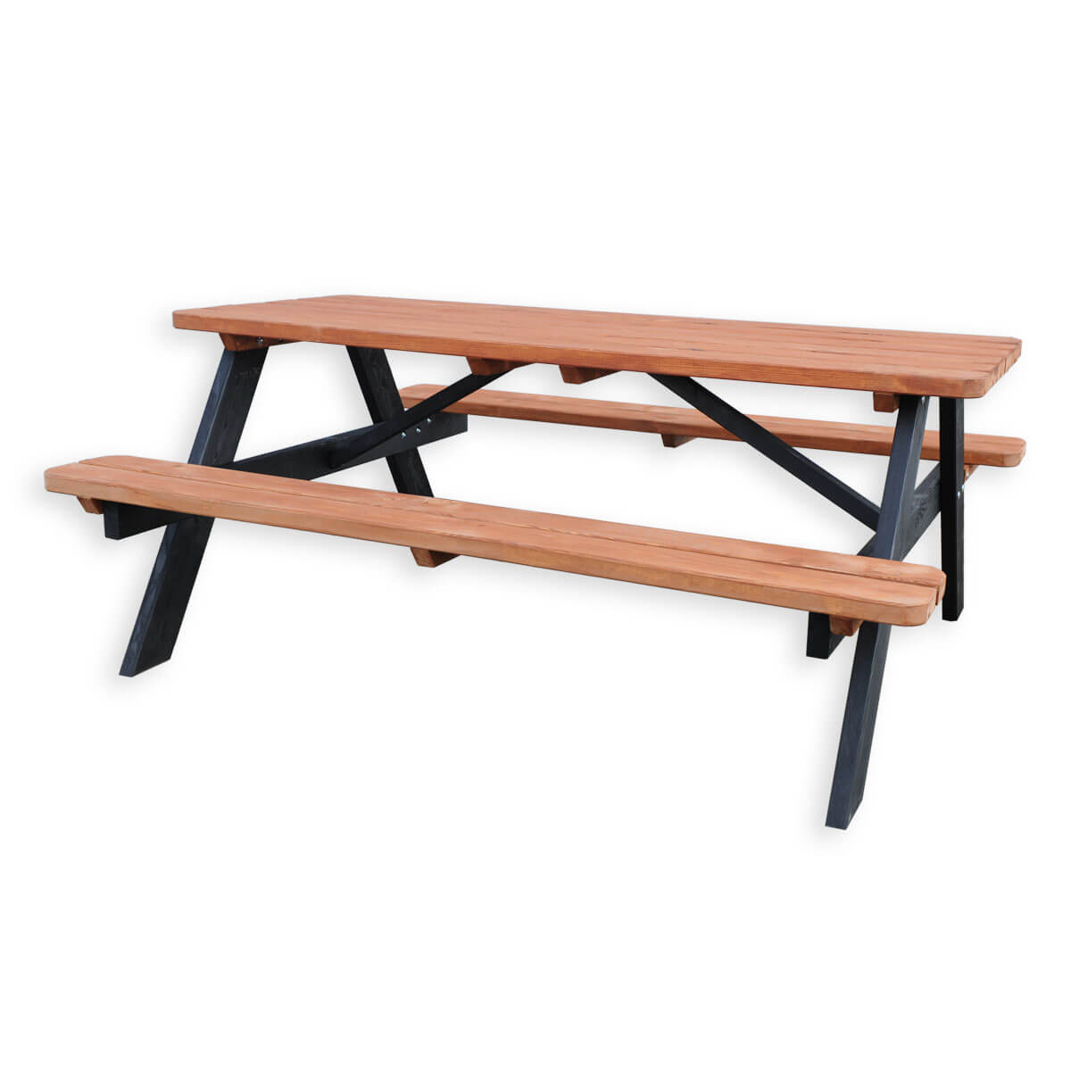 Picknicktafel Deluxe 180 x 70 cm - Bruno Zwart/Teak