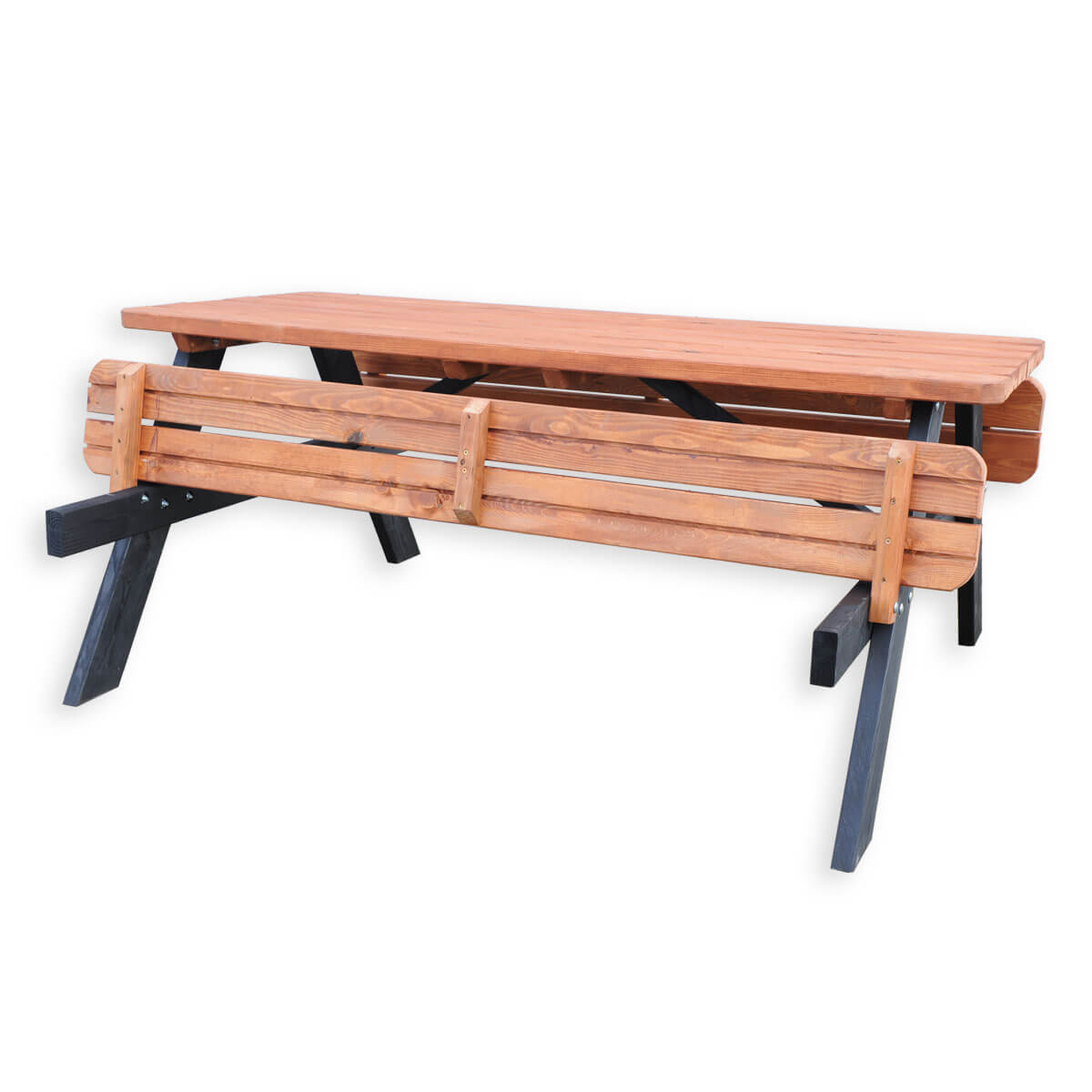 Picknicktafel Deluxe 180 x 70 cm - Bruno Zwart/Teak