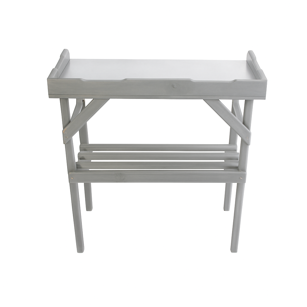 Oppottafel Verzinkt Werkblad Greywash Grenenhout 82 x 38 cm