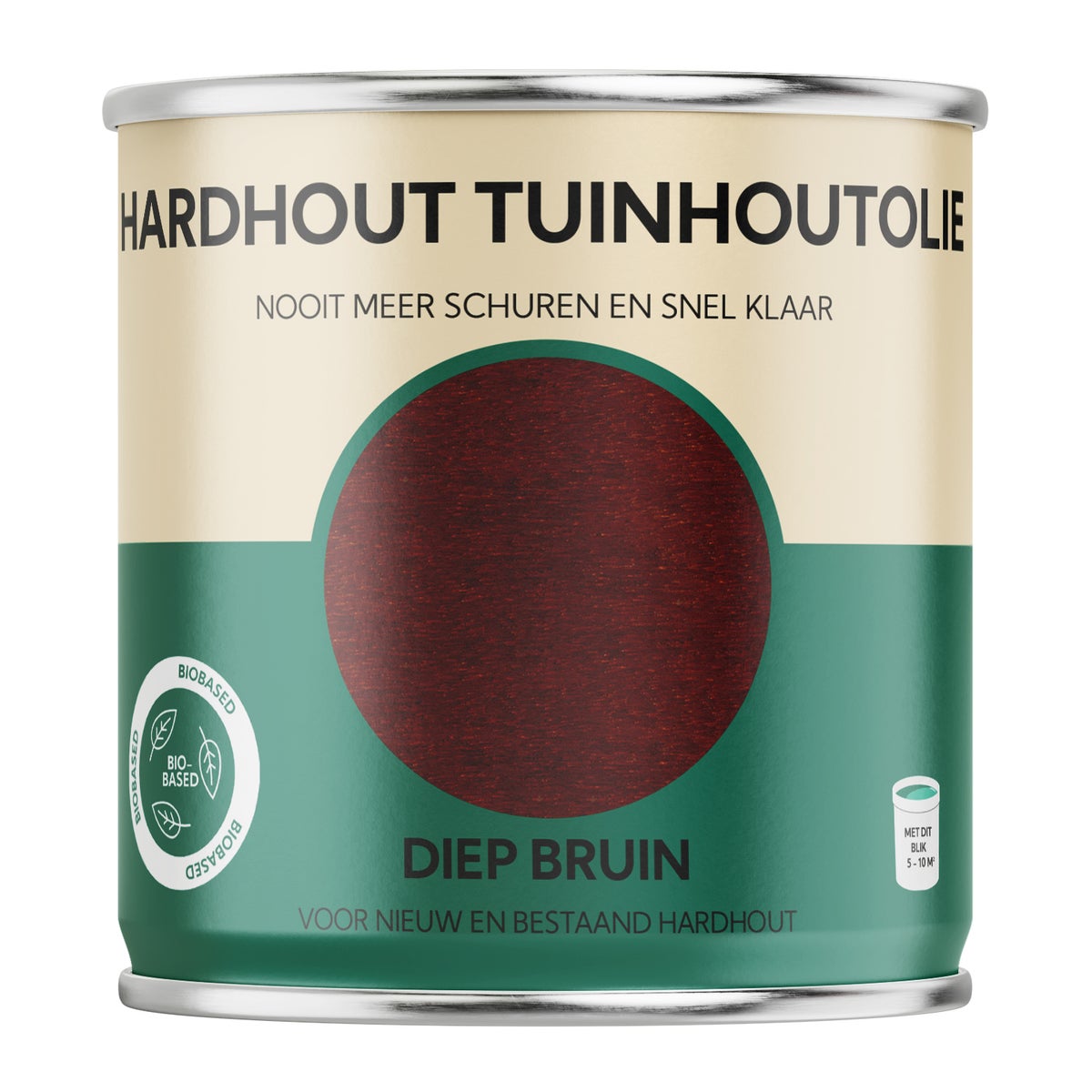 Hardhout Tuinhout Olie - Diep Bruin-750ml