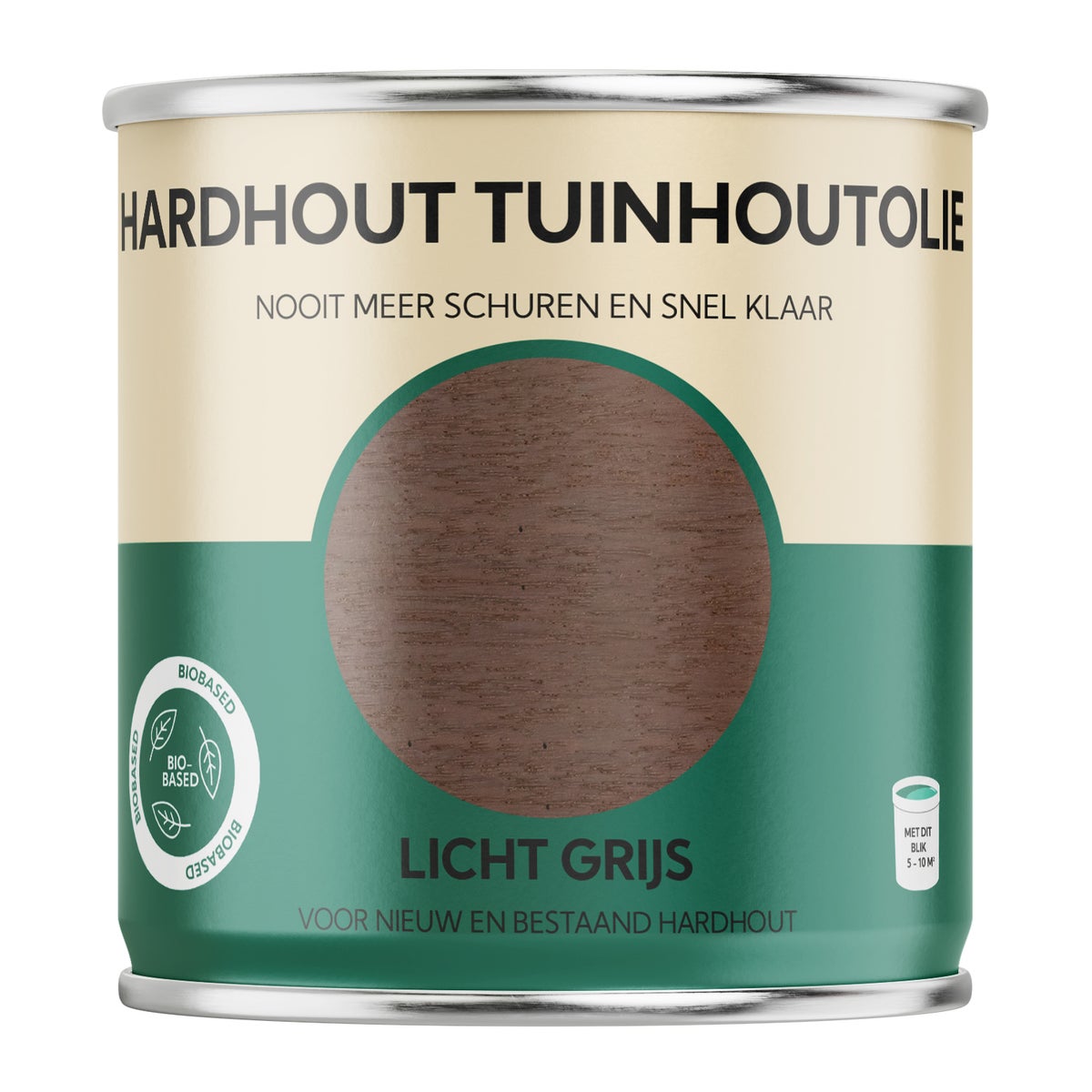 Hardhout Tuinhout Olie - Licht Grijs-750ml