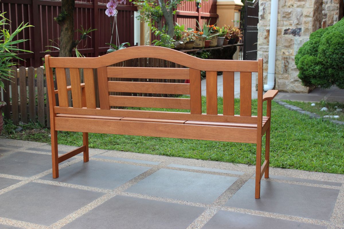 Nevada Tuinbank met Tafeltje 150cm Hardhout