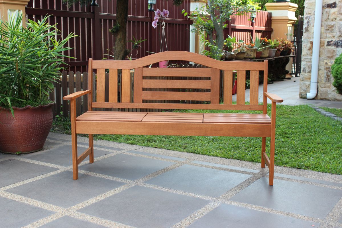 Nevada Tuinbank met Tafeltje 150cm Hardhout