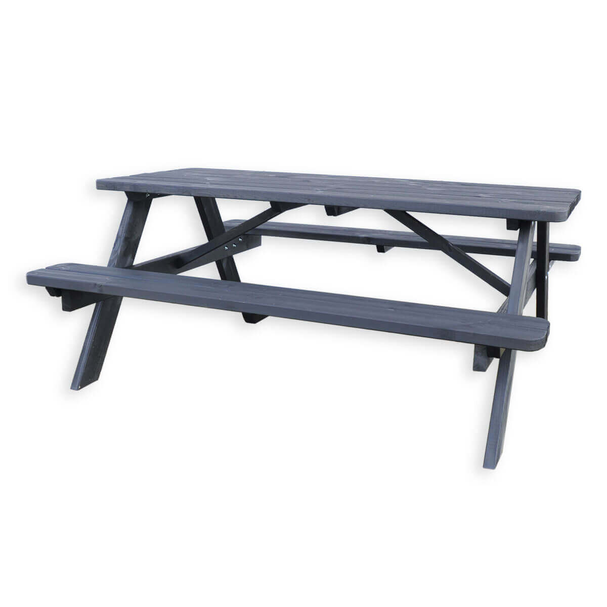 Picknicktafel Deluxe 180 x 70 cm - Zwart