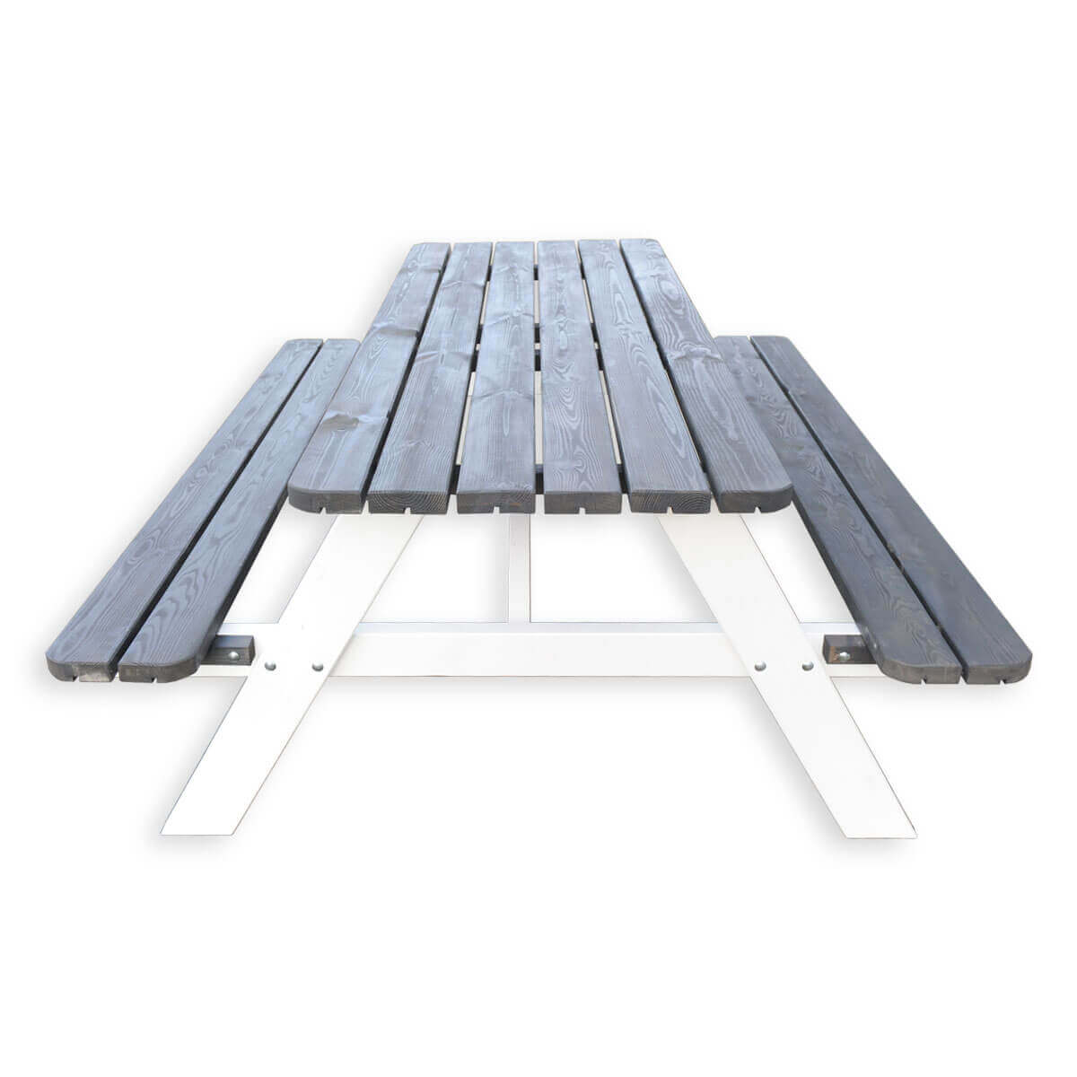 Picknicktafel Deluxe 180 x 70 cm - Grijs / Wit