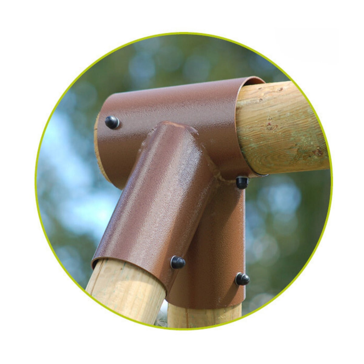 Soulet Dubbele Schommel Alizée Hout Vrijstaand 190 x 265 cm