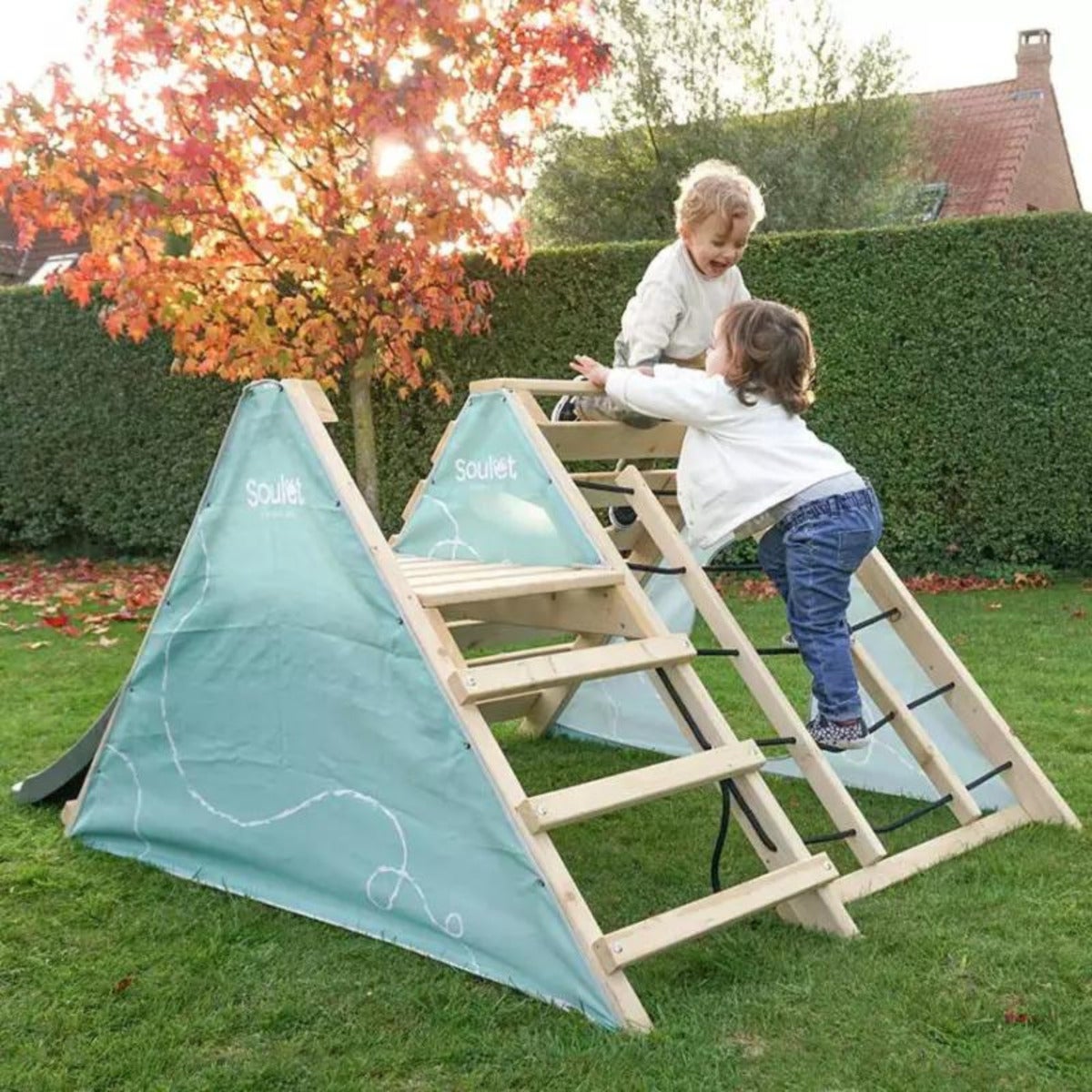 Soulet Klimrek Hercule met Klimwand en Glijbaan - Vanaf 18 maanden
