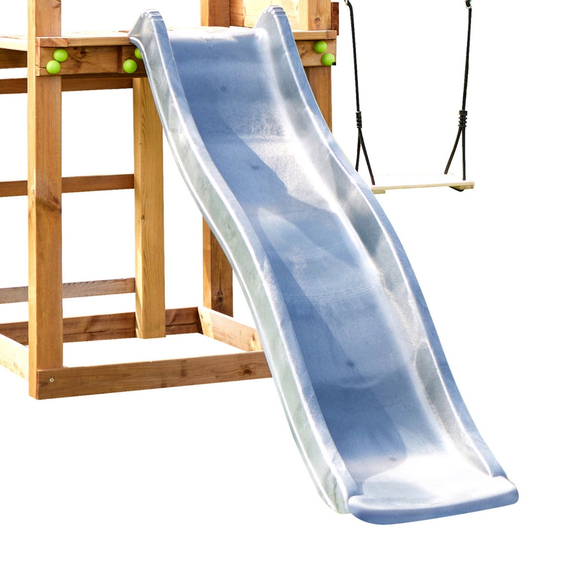 Soulet Speeltoestel Nouméa met Toren, Glijbaan en Dubbele Schommel Grenen