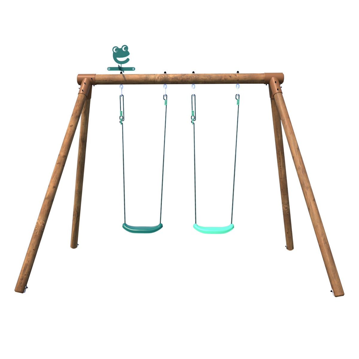 Soulet Dubbele Schommel Alizée Hout Vrijstaand 190 x 265 cm