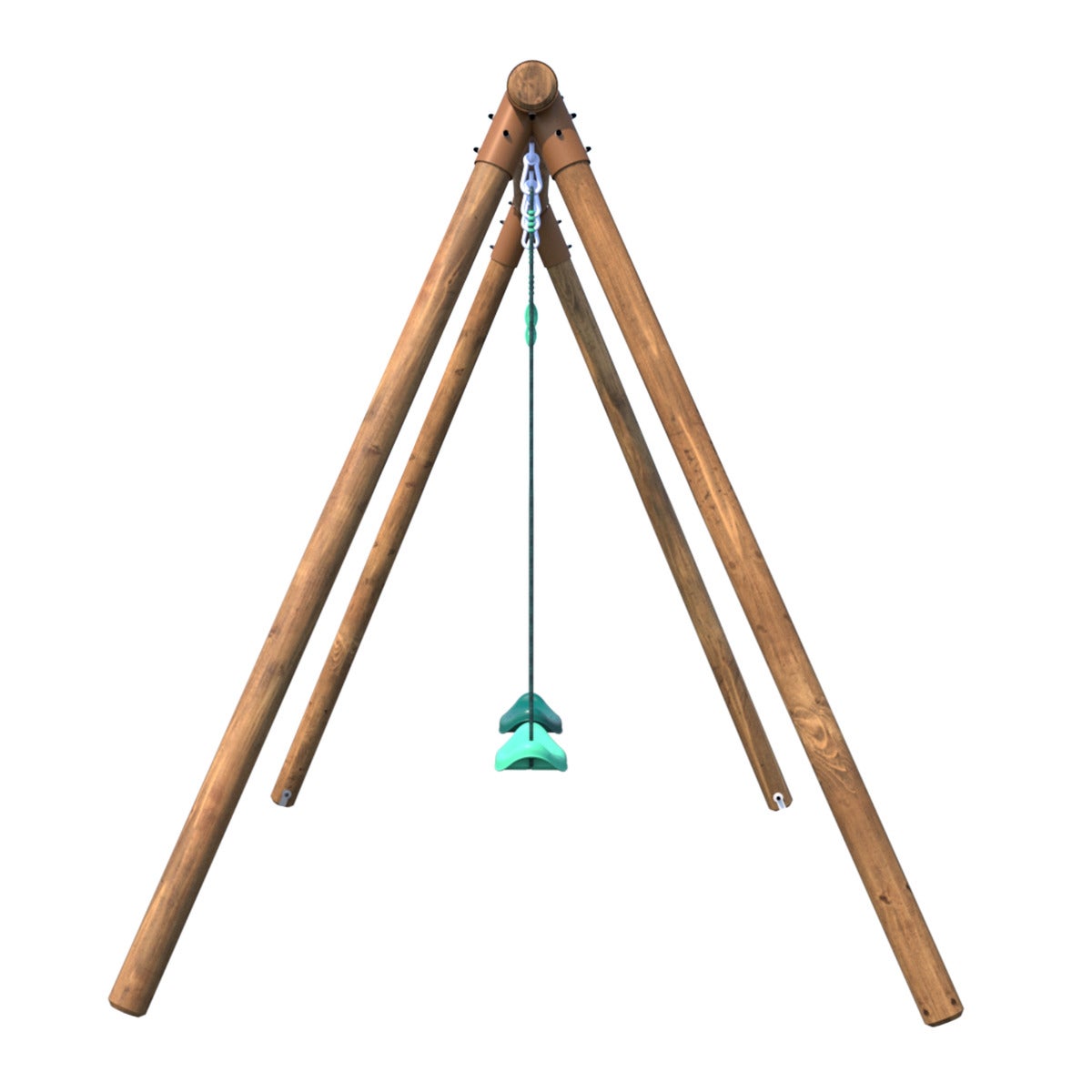 Soulet Dubbele Schommel Alizée Hout Vrijstaand 190 x 265 cm