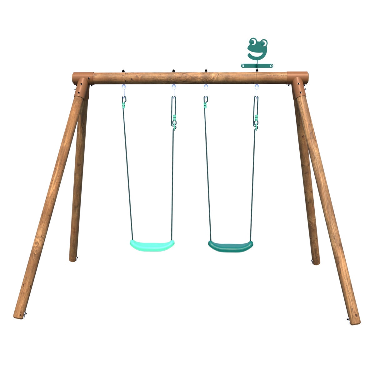 Soulet Dubbele Schommel Alizée Hout Vrijstaand 190 x 265 cm