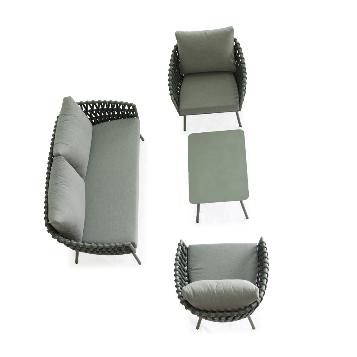 Berry Lounge Tuinset Aluminium met Zitkussens