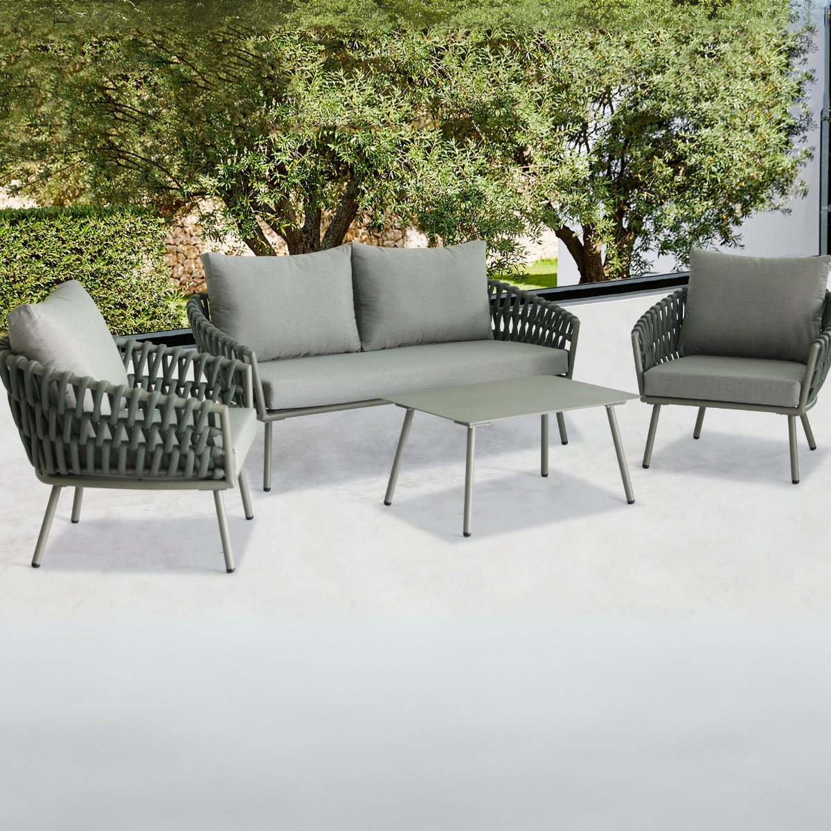 Berry Lounge Tuinset Aluminium met Zitkussens