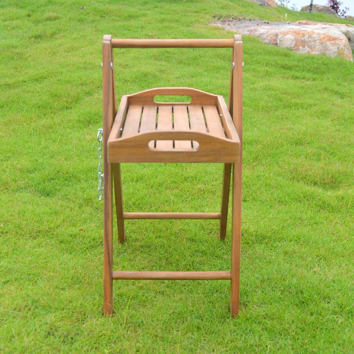 Bijzettafeltje Acacia met Uitneembaar Dienblad