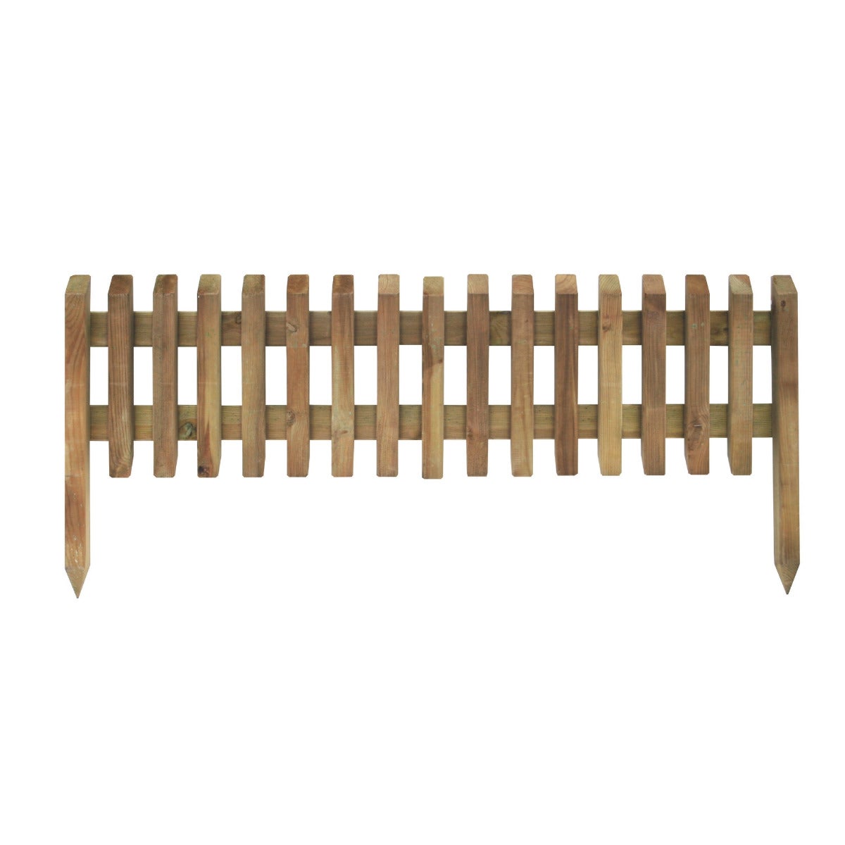 Insteek borderrand Recht Piket Grenen 112 cm