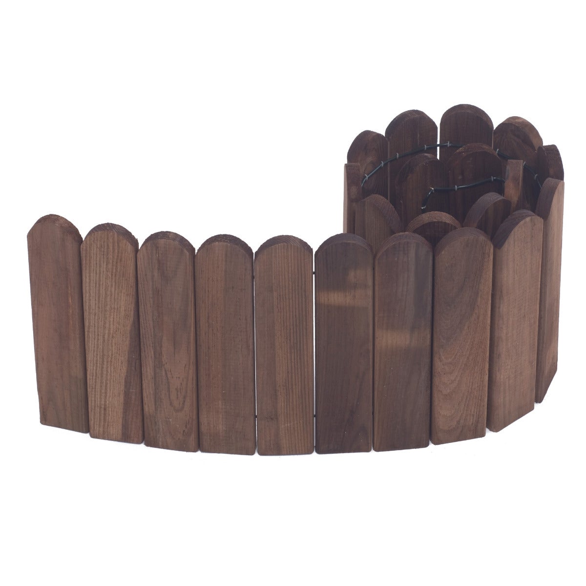 Borderrand Grenen Bruin Hout 120 x 20 cm