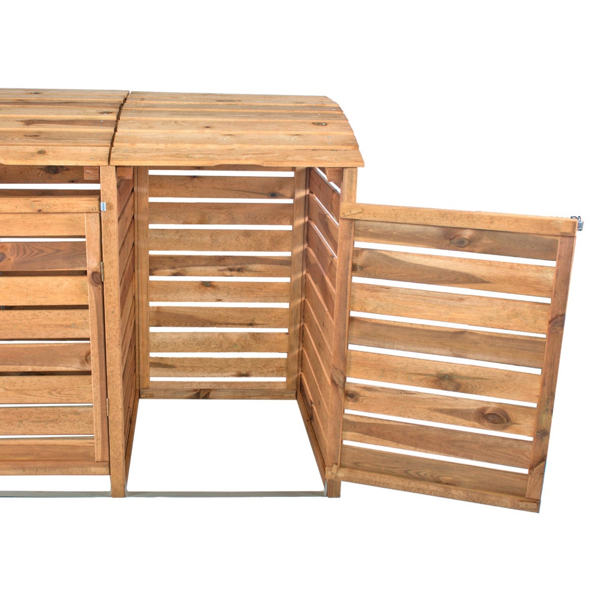 Driedubbele Container Ombouw Bruine Geïmpregneerd Grenen Hout