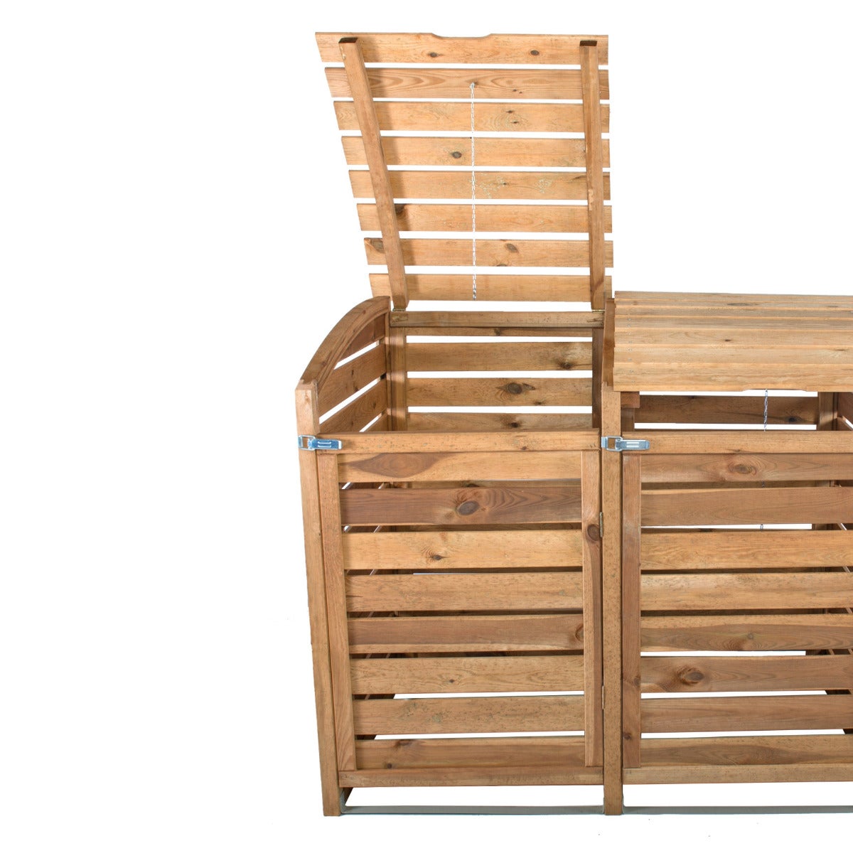 Vierdubbele Container Ombouw Bruin Geïmpregneerd Grenen Hout