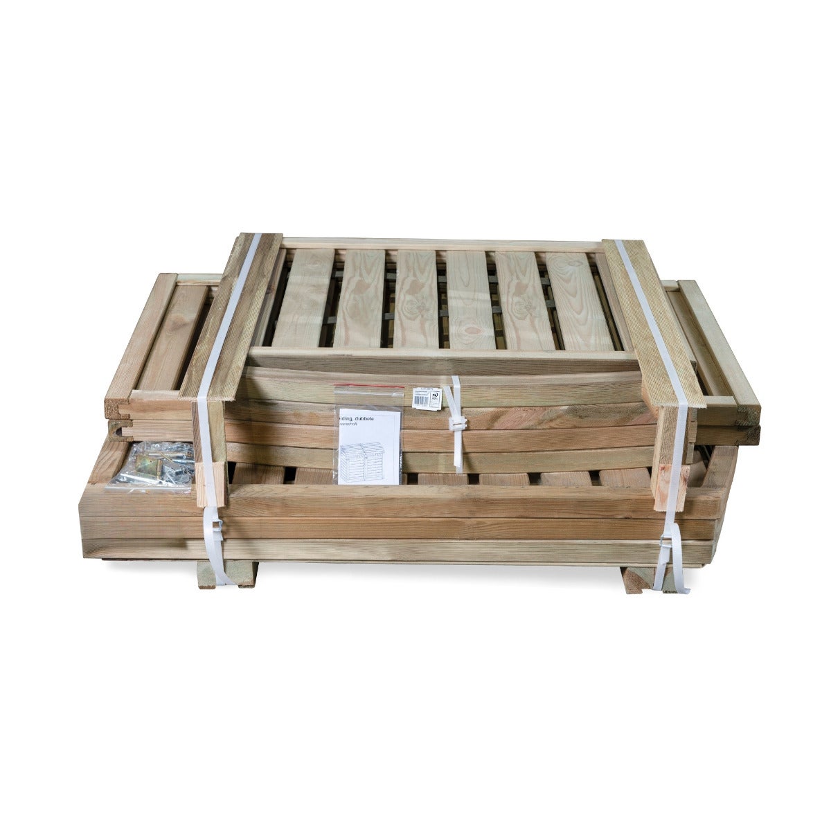 Dubbele Container Ombouw Geïmpregneerd Grenen Hout