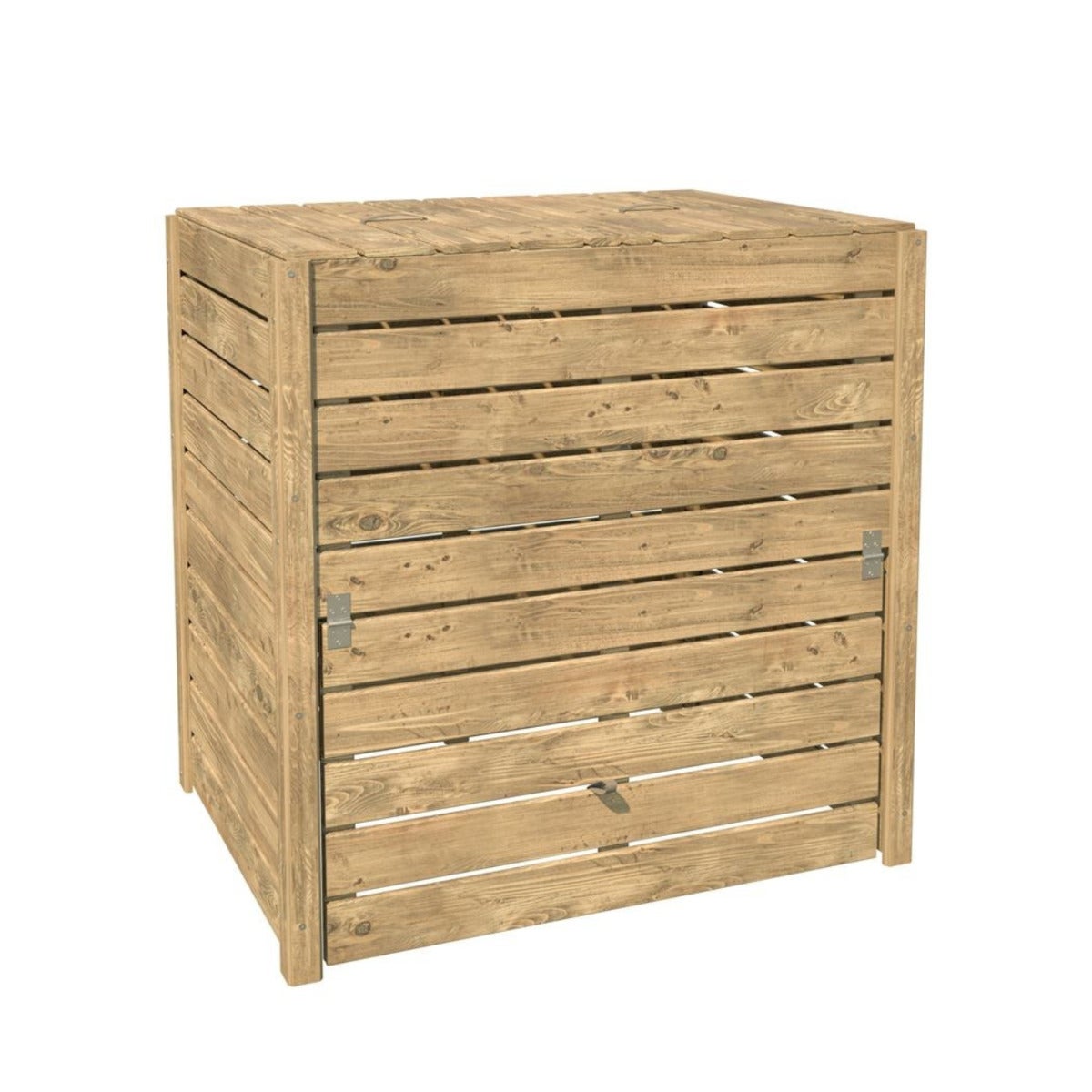 Houten Compostbak XL 500L met Handige Opening - 92 x 62 x 101 cm